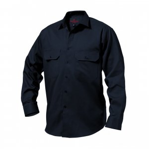 Long Sleeves Construction Shirt Navy.jpg